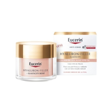 Eucerin hyaluron-filler crema de día rose fps 30 - 1 envase 50ml