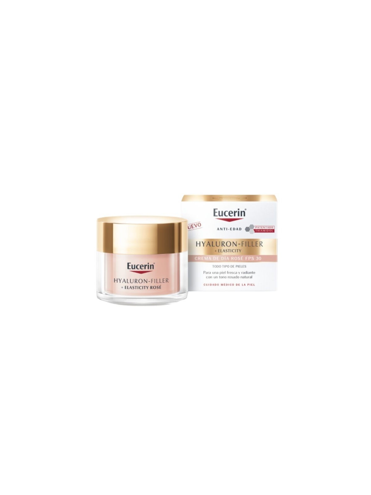 Eucerin hyaluron-filler crema de día rose fps 30 - 1 envase 50ml