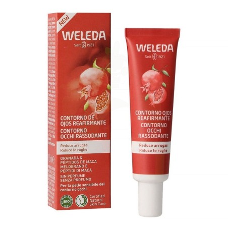Weleda contorno de ojos reafirmante de granada y péptidos de maca 1 envase de 12 ml