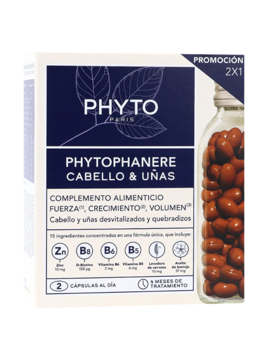 Phytophanere Duplo Cabello y Uñas 120 cápsulas