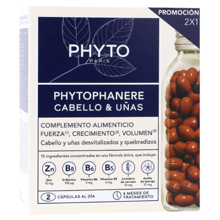 Phytophanere Duplo Cabello y Uñas 120 cápsulas