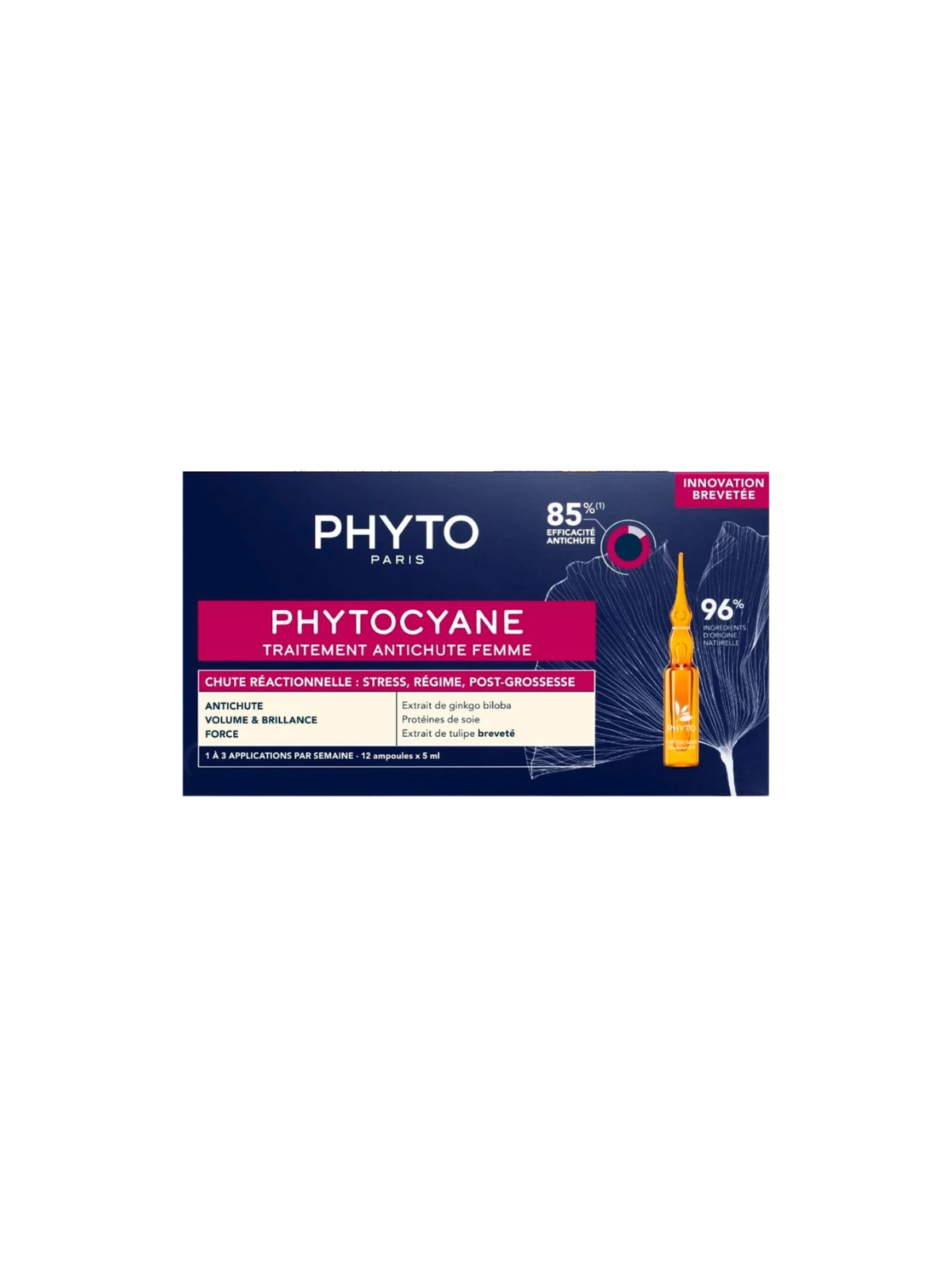 Phyto Phytocyane mujer Ampollas Cuidado Anticaída 12 Ampollas