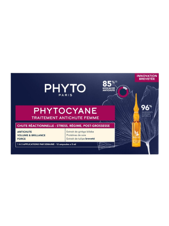 Phytocyane Tratamiento Anticaida Mujer 12 Ampollas