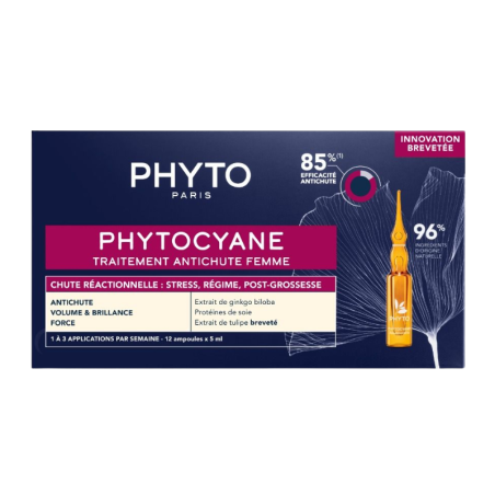 Phytocyane Tratamiento Anticaida Mujer 12 Ampollas