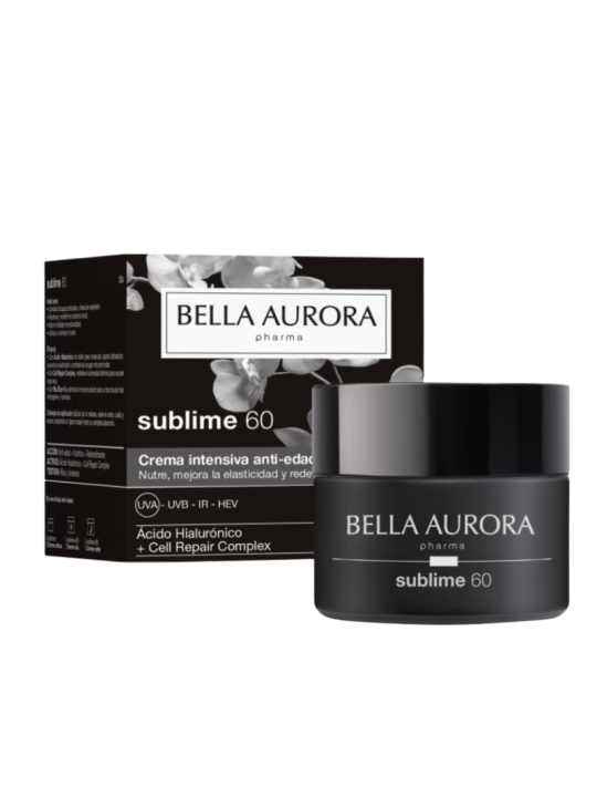 Bella aurora sublime 60 crema intensiva anti-edad día 50 ml