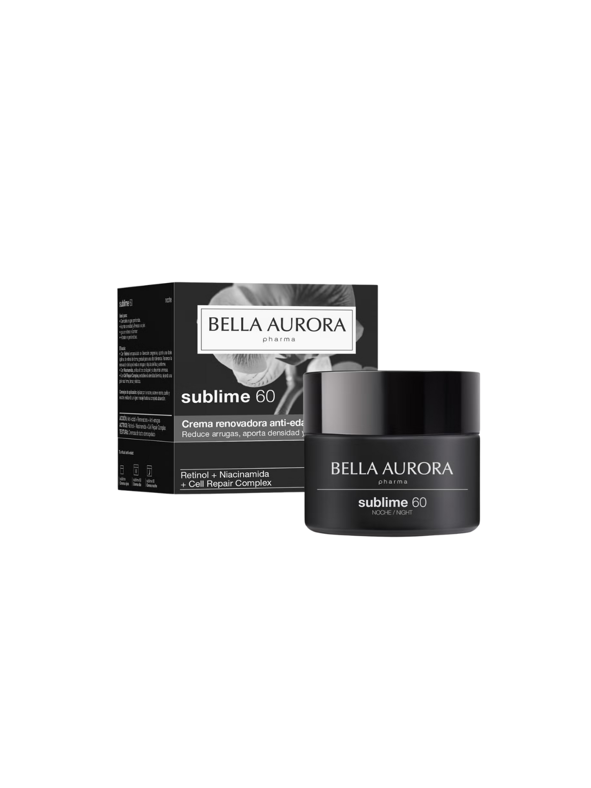 Bella aurora sublime 60 crema renovadora anti-edad noche 50 ml