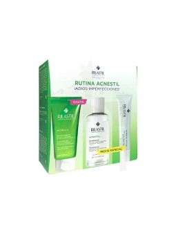 Rilastil Pack Acnestil Gel limpiador, Acnestil Micropeeling y Acnestil Attiva
