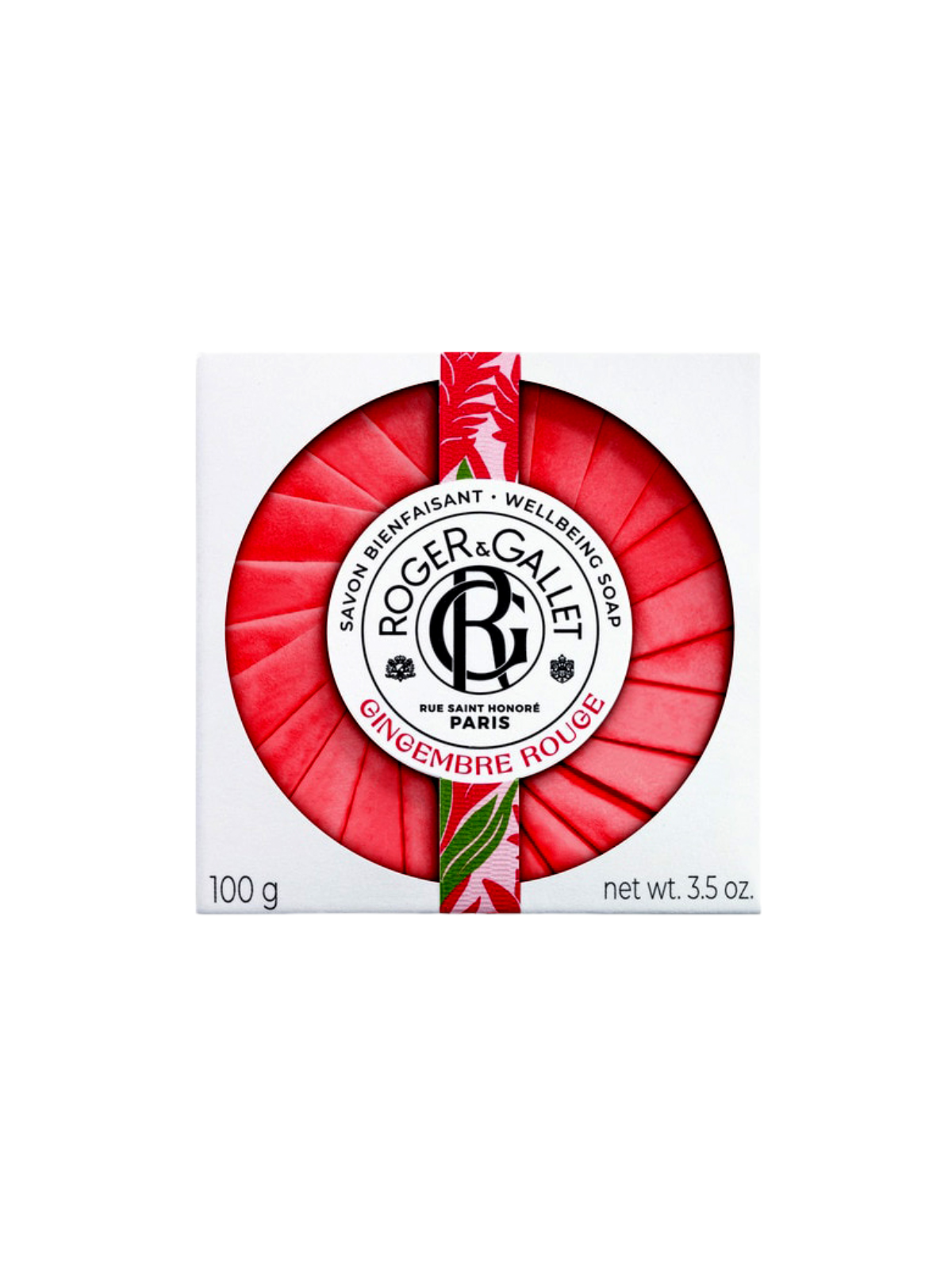 Roger & Gallet Pastilla de Jabón Jengibre Rojo 100g