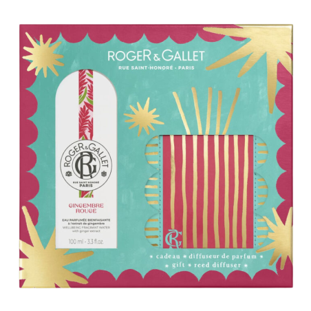Roger & Gallet pack Agua Perfumada Jengibre Rojo 100ml + regalo difusor de perfume