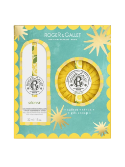 Roger & Gallet pack Agua Perfumada Cédrat 30 ml + jabón regalo