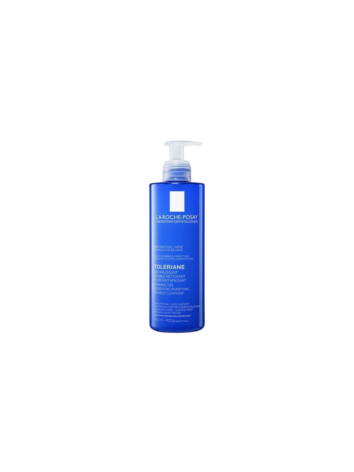 La Roche Posay toleriane crema-espuma limpiador doble hidratante purificante 1 bote 400ml