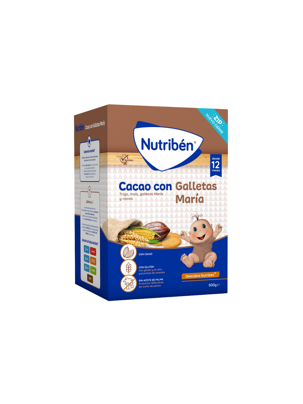 Nutribén Cacao con Galletas María 500 gr