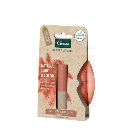Kneipp Bálsamo Labial con Color Natural Dark Nude  3,1 gr