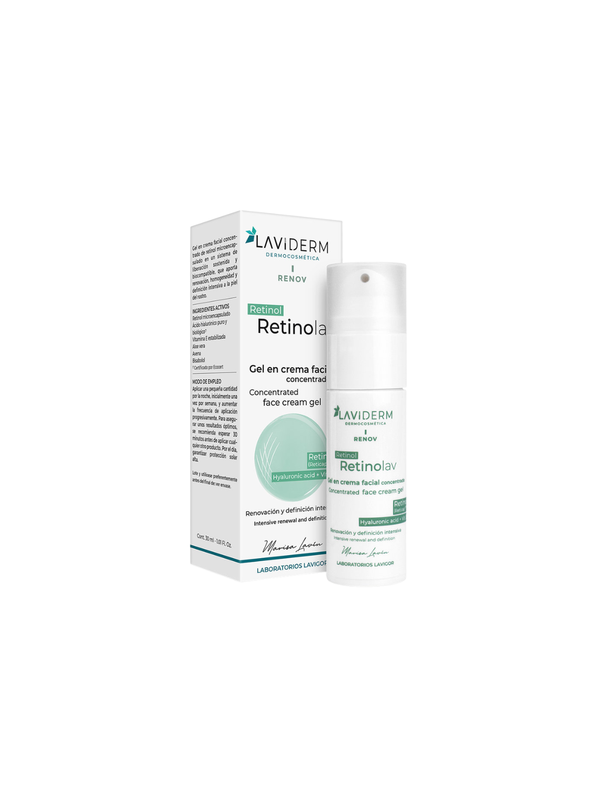 Laviderm Retinolav gel crema facial 30 ml