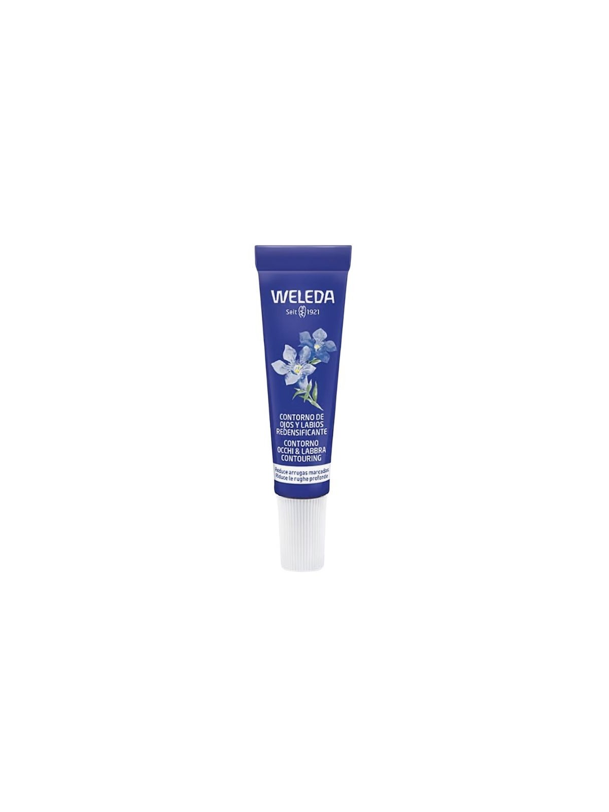Weleda contorno de ojos y labios redensificante genciana azul y edelweiss 10ml