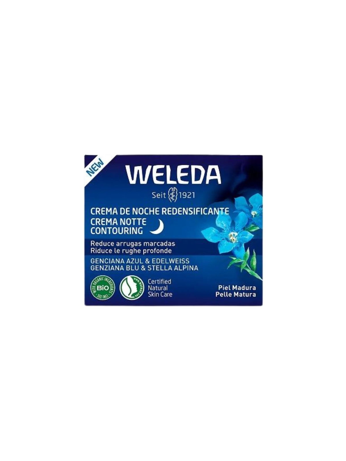 Weleda crema noche redensificante genciana azul y edelweiss 40ml