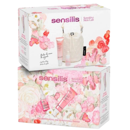 Sensilis pack Skin Glow Juicy Cream + Skin Glow Beyond C Serum