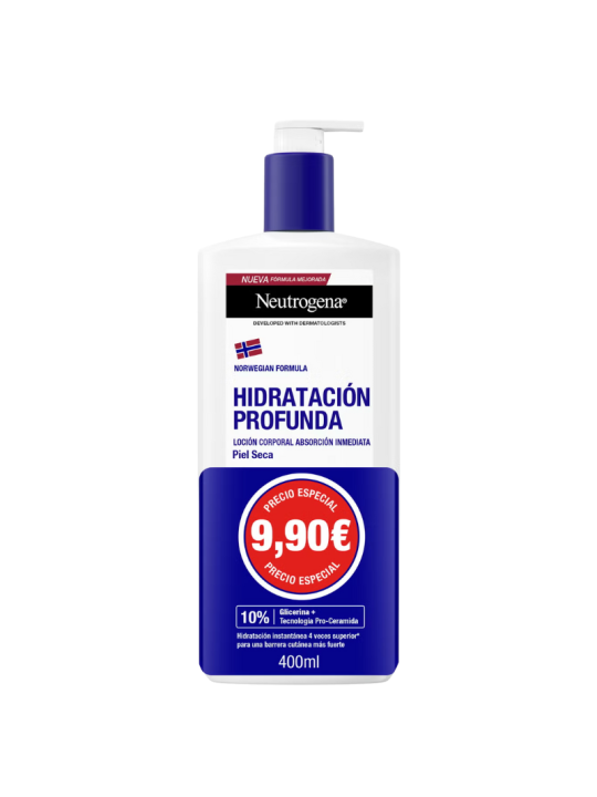 Neutrogena hidratación profunda loción corporal piel seca 400ml