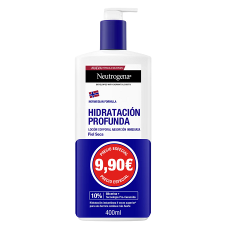 Neutrogena hidratación profunda loción corporal piel seca 400ml