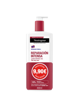 Neutrogena reparación intensa loción corporal cica piel muy seca 400ml