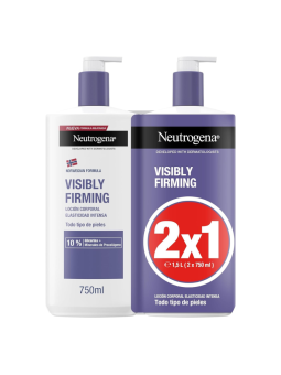Neutrogena visibly firming loción corporal reafirmante 2 envases 750ml