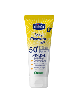 Chicco baby moments sun mineral cream SPF50