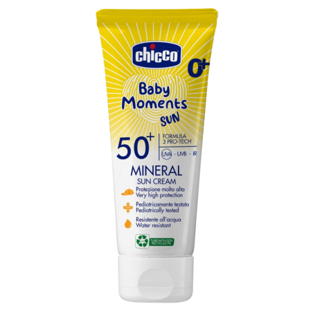 Chicco baby moments sun mineral cream SPF50