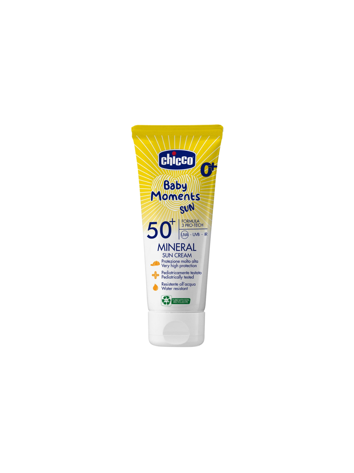 Chicco baby moments sun mineral cream SPF50