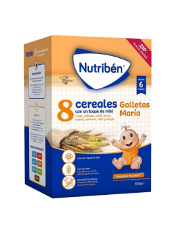 Nutriben 8 cereales con un toque de miel galletas 600 gr