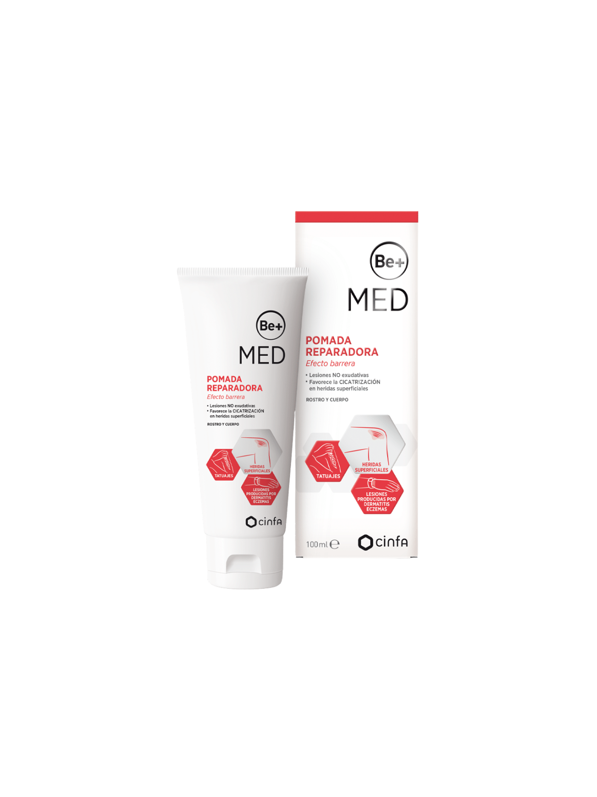 Be+ pomada reparadora efecto barrera 100ml
