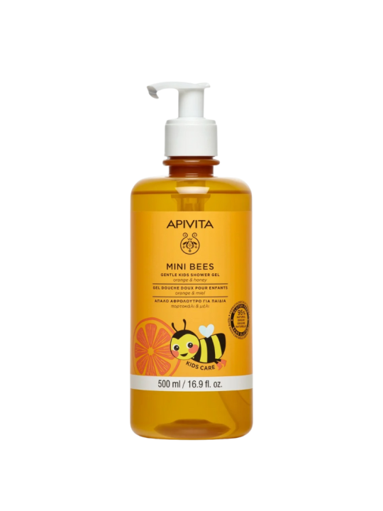 Apivita mini bees gel naranja y miel infantil 500 ml