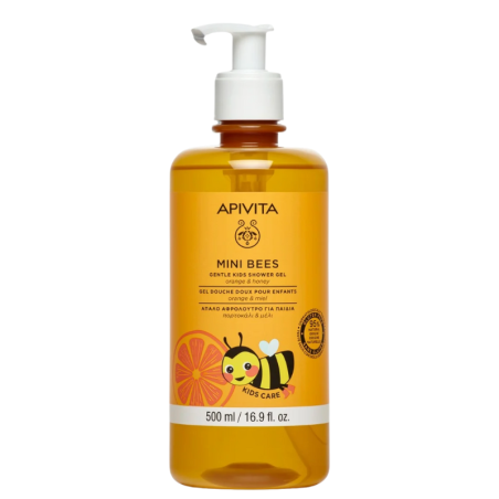 Apivita mini bees gel naranja y miel infantil 500 ml