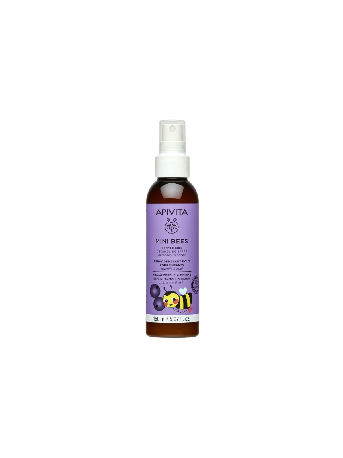 Apivita mini bees spray desenredante suave infantil