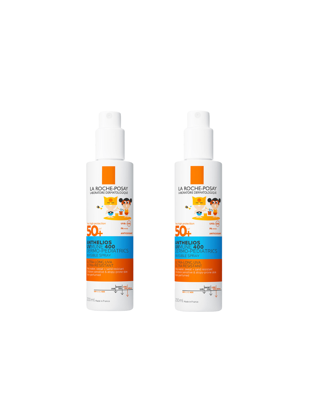 La Roche Posay duplo Anthelios spray 50 SPF niños 200 ml