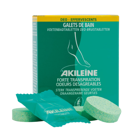 Akileine Pastillas de Baño Deo Efervescentes 7 unidades
