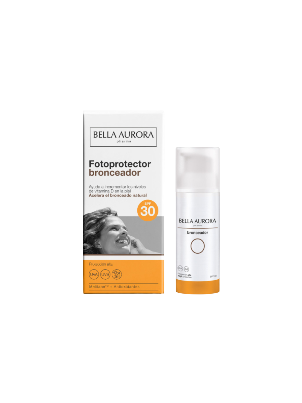 Bella aurora fotoprotector bronceador spf 30 50 ml