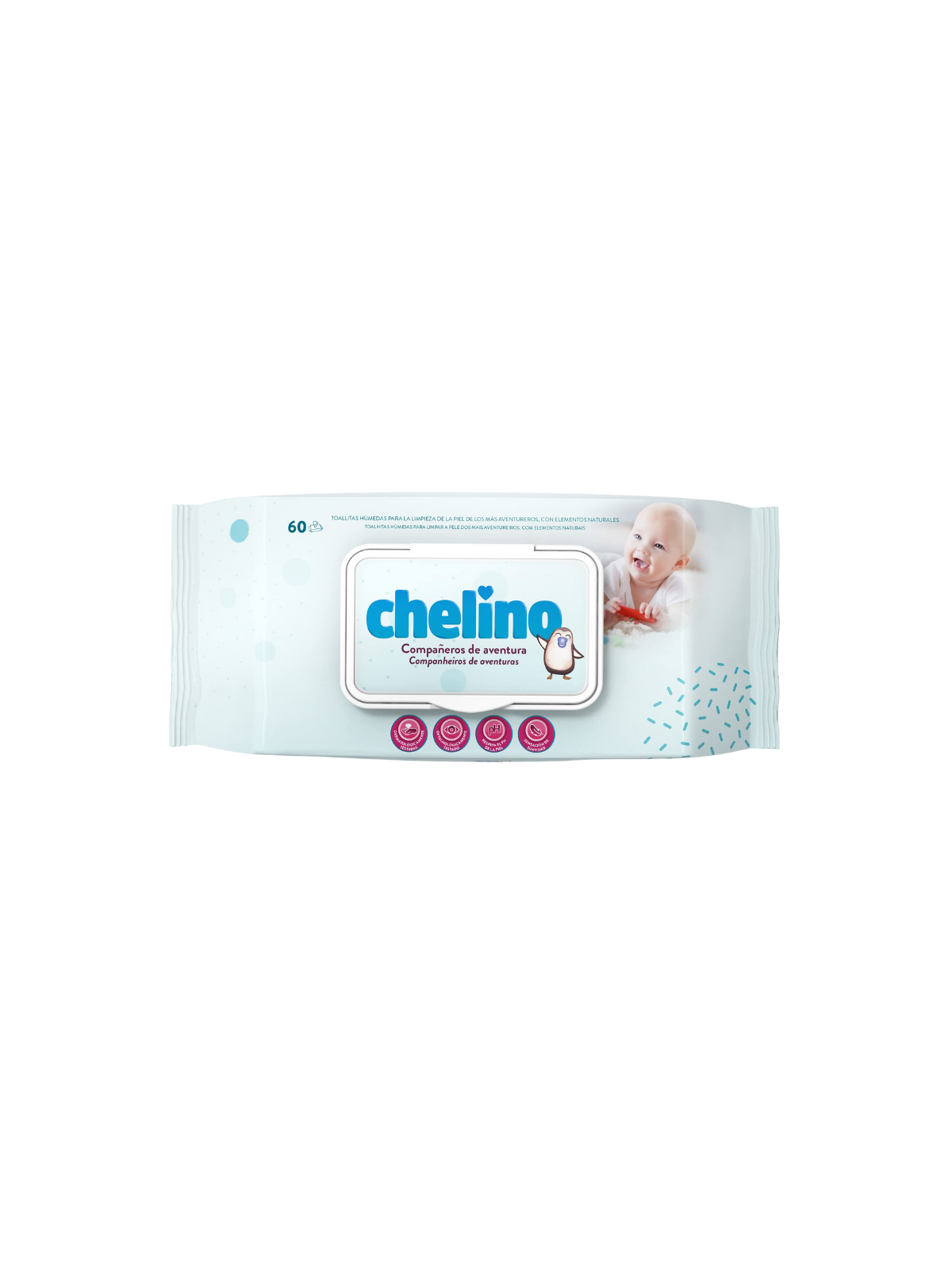 Chelino toallitas infantiles 60 uds