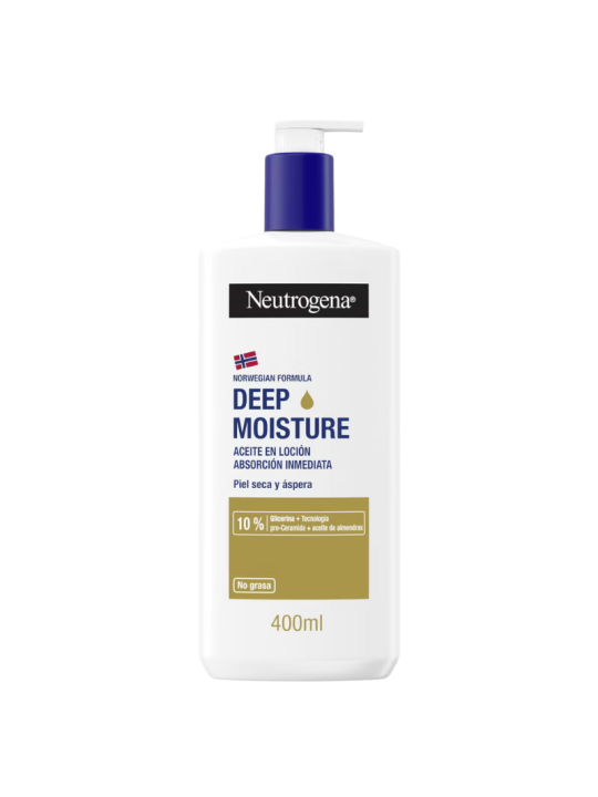 Neutrogena hidratación profunda aceite en loción 400ml