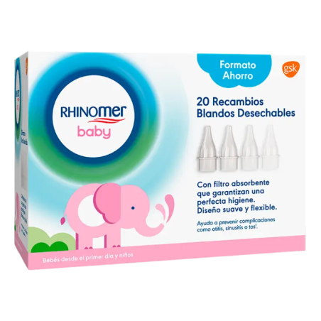 Rhinomer Baby recambios aspirador 20 unidades