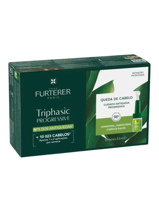 Rene Furterer Triphasic Suero Regenerador Anticaida 8 Frascos x 5.5 ml