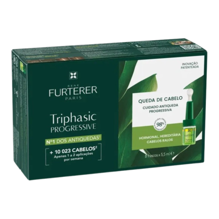 Rene Furterer Triphasic Suero Regenerador Anticaida 8 Frascos x 5.5 ml