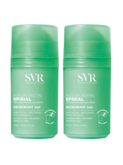 SVR desodorante spirial vegetal roll on duplo
