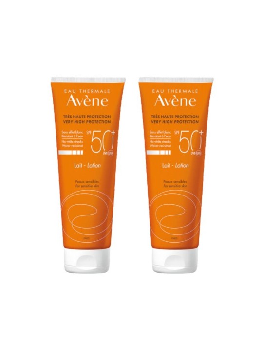 Avene duplo leche muy alta protección SPF 50