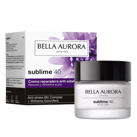 Bella aurora sublime 40 crema reparadora anti-edad noche 50 ml