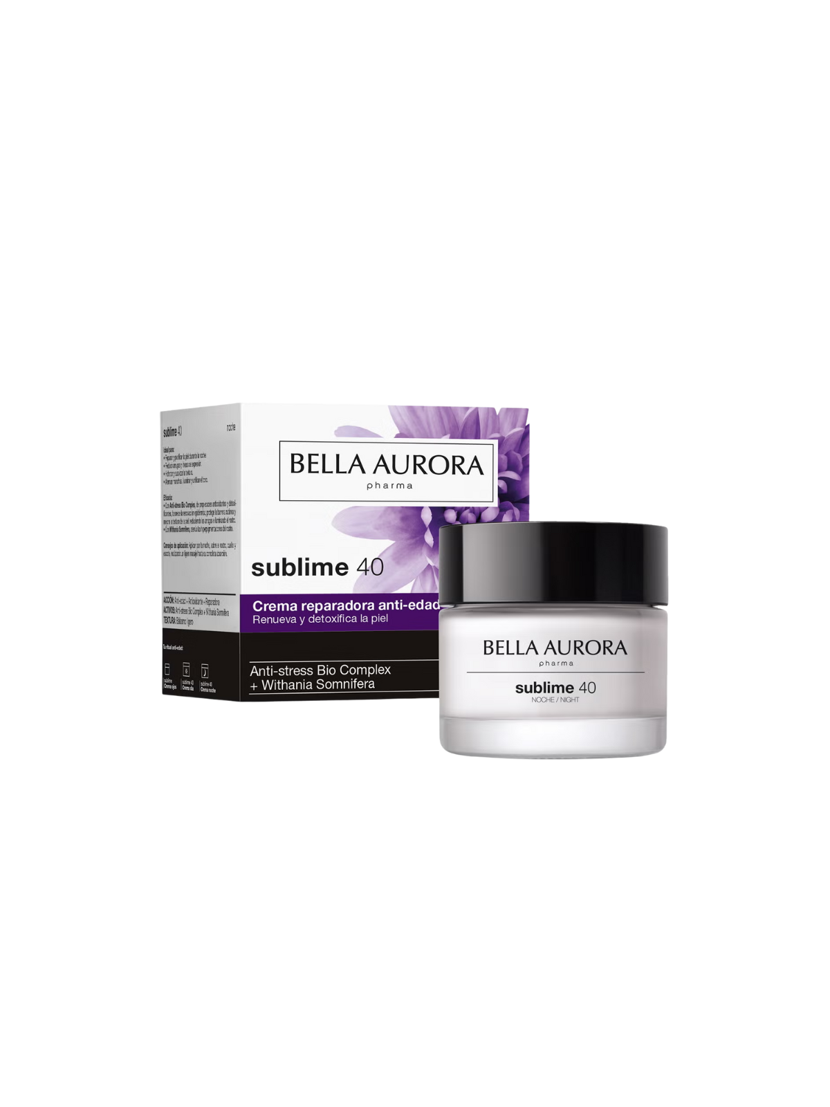 Bella aurora sublime 40 crema reparadora anti-edad noche 50 ml