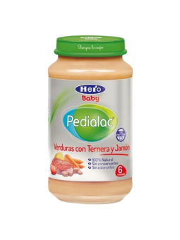 Pedialac sin guiso verduras c/ ternera con jamon