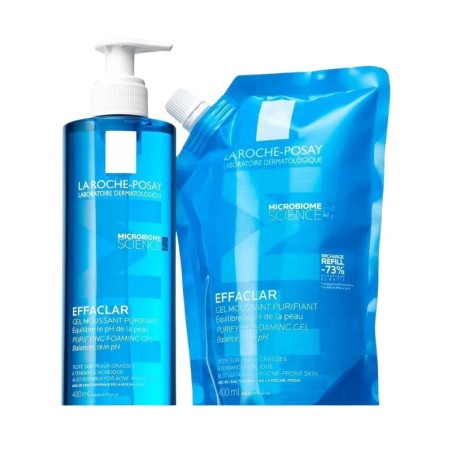 La Roche Posay Effaclar Gel Limpiador + Refill Gel Purificante