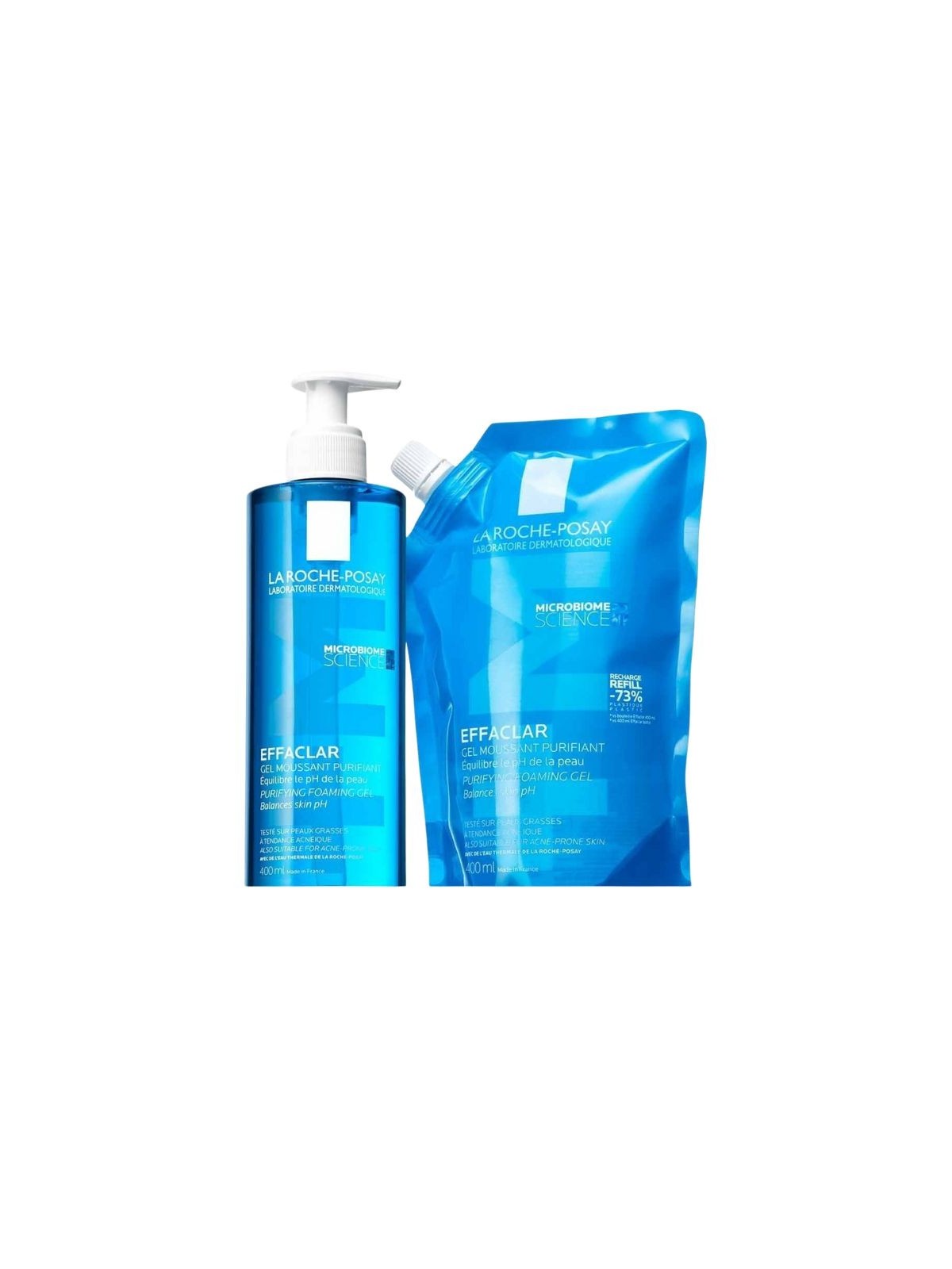 La Roche Posay Effaclar Gel Limpiador + Refill Gel Purificante
