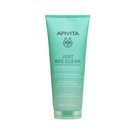 Apivita just bee clear gel limpiador purificante 200ml