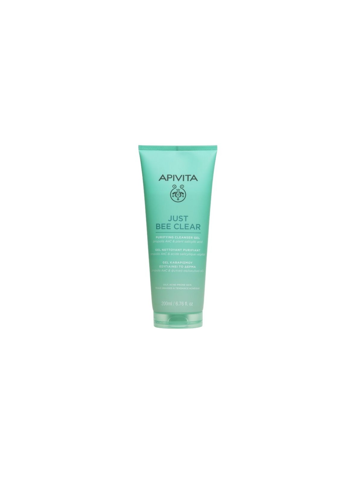 Apivita just bee clear gel limpiador purificante 200ml